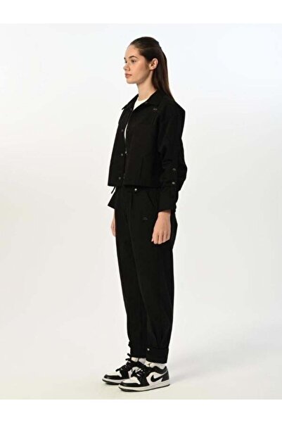 Zekids Girl's Crop Jacket and Trousers Suit