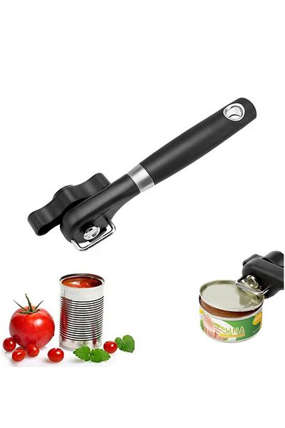 COOYA Can Opener Manual, Safe Cut Can Opener With Smooth Can Edge,  Stainless Steel