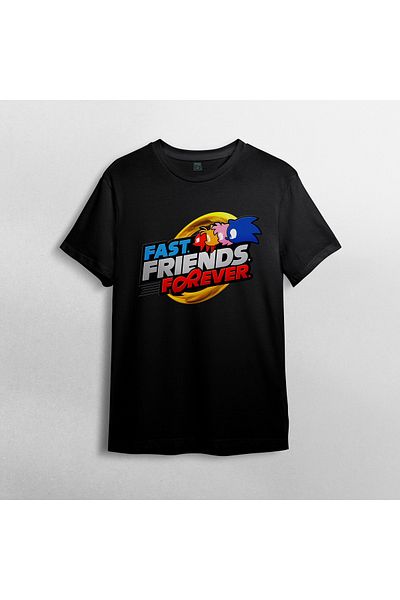 Pixxa Μπλουζάκι Sonic The Hedgehog Hedgehog Unisex 100% βαμβακερό μπλουζάκι με λαιμόκοψη μοντέλο 6
