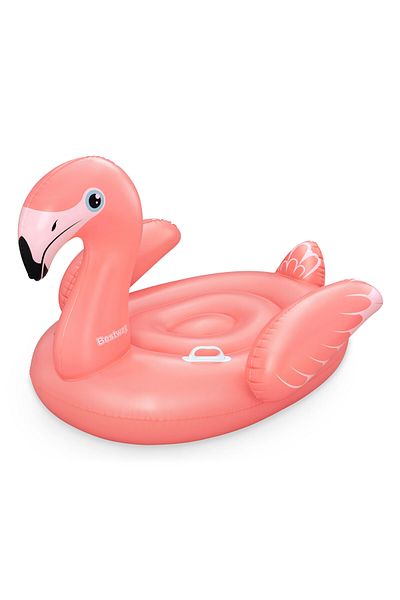 BESTWAY Rider Fancy Flamingo 138x107cm | Inflatable Ride-on | Pool Float | Summer Water Toy