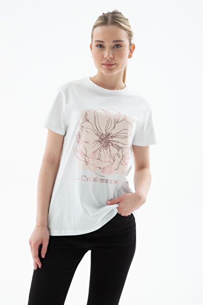 Fashion Friends Štampano 100% pamuk Pakovanje belih majica