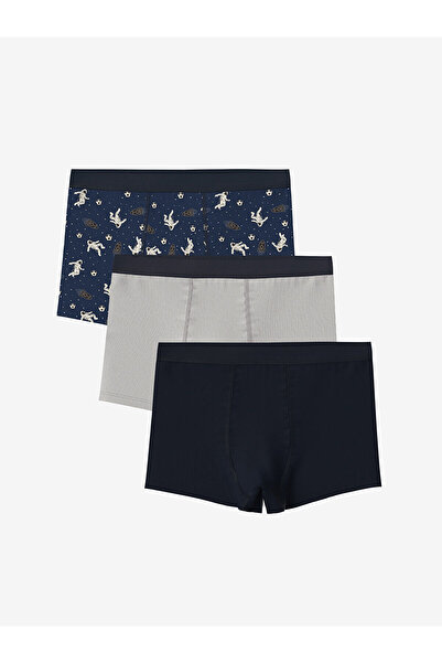 LC Waikiki Özmarka Noua Sezon cu imprimeu Băieți boxeri 3- piese