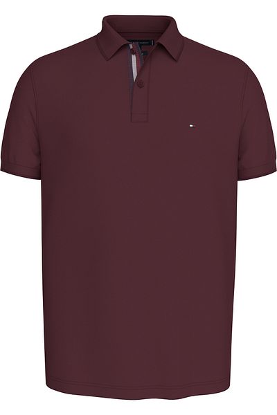Tommy Hilfiger Men Wine Polo T-Shirts