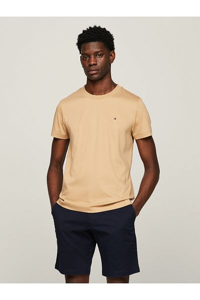 Tommy Hilfiger Tommy Hilfiger Men Beige S/S T-Shirt