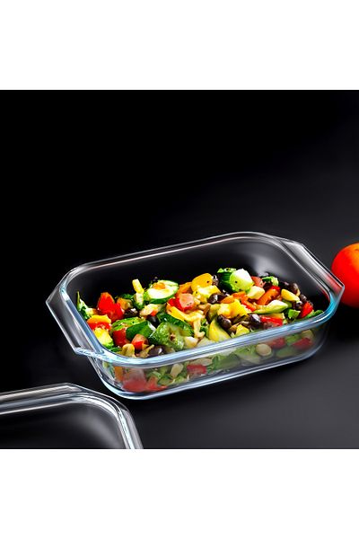 ROYALFORD 2.1 L Glass Baking Dish with Lid-RF12203