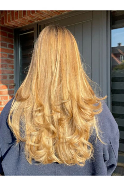 Kadınca Peruk Micro Welding Wavy 100% Human Hair (0.7 Gr) Straight Blonde Copper 50 Pieces 50 cm Mk527