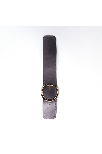 Sultan Round Buckle Magnetic Bag Closure Gray