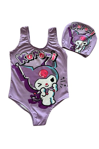 Arya Nisa Kids FETE ȚESĂTURĂ SCUBAȚI IMPRIMAT PERSONAJ ÎMbrăcăminte de plajă Costum de baie Costum de os