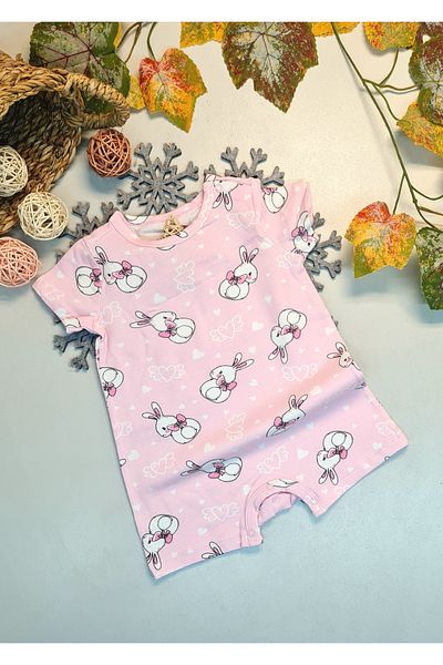 Des Biens Summer Combed Cotton Short Leg Short Sleeve Romper for Babies Suitable for Casual Wear