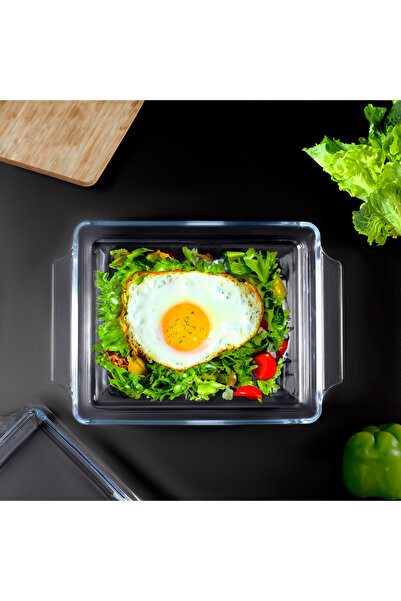 ROYALFORD 1.0 L Glass Baking Dish with Lid-RF12207