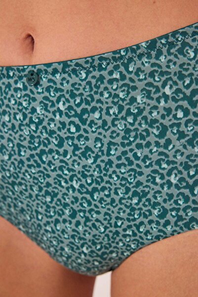 Women'secret Classic animal print microfibre high panty