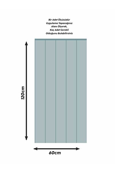 212shop Mavi Duvar Panel Görünümlü Duvar Kağıdı, Kendinden Yapışkanlı Duvar Kağıdı