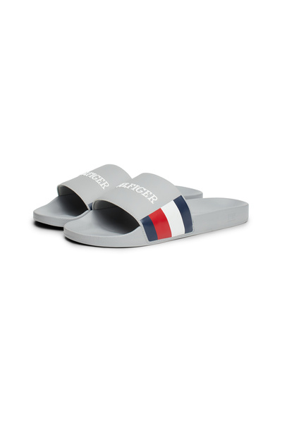 Tommy Hilfiger Men Gray Slides