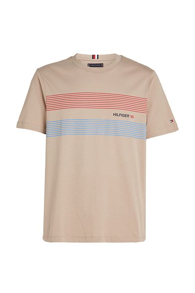 Tommy Hilfiger Men Beige S/S T-Shirt