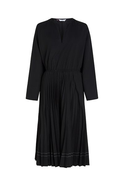 Tommy Hilfiger Women Black Fit & Flare Dress
