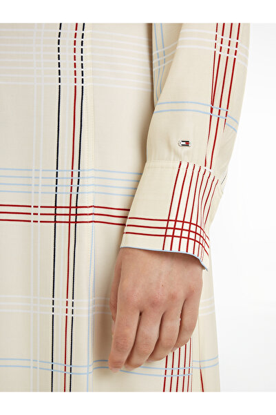 Tommy Hilfiger Women Beige A-Line Dress