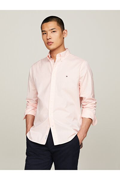 Tommy Hilfiger قميص فليكس بوبلين RF