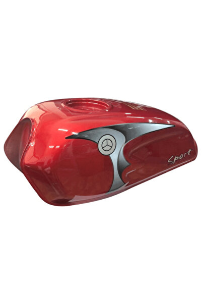 TÜRKMOPET Kuba CG Sport Benzin Deposu Kırmızı uyumlu