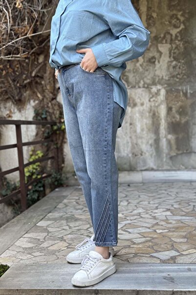 FUAT GÜRSEN Fuat Gürşen Indigo Trousers 25Y-3403.B