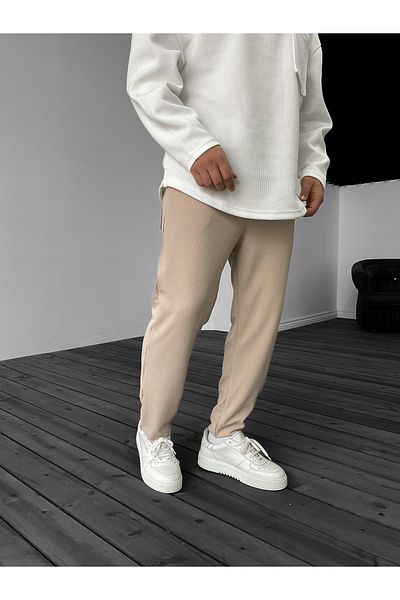 BYBASICMAN Beige Corduroy Slim Trousers Ke-5026/5028