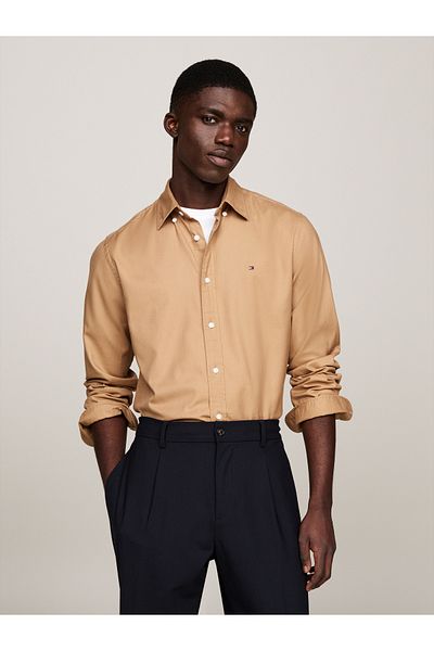 Tommy Hilfiger Men Brown Shirts