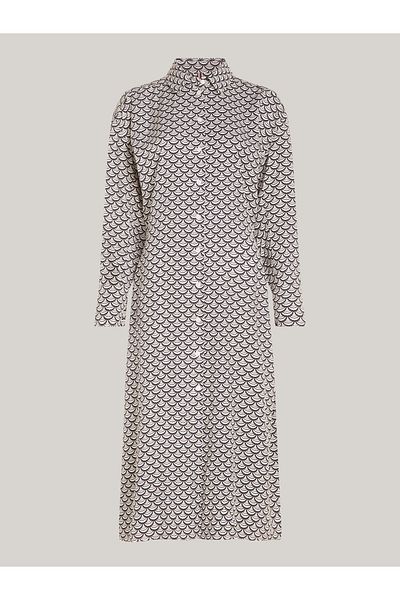 Tommy Hilfiger Women Blue Shirt Dress