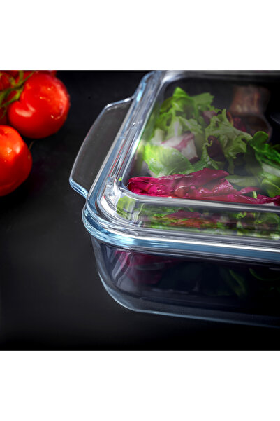 ROYALFORD 3 L Glass Baking Dish with Lid-RF12194
