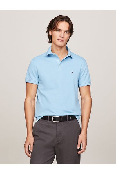 Tommy Hilfiger Men Blue Polo T-Shirts