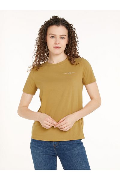 Tommy Hilfiger Women Khaki T-Shirts