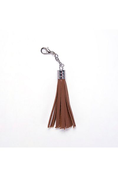 Sultan Leather Bag - Tasseled Tan