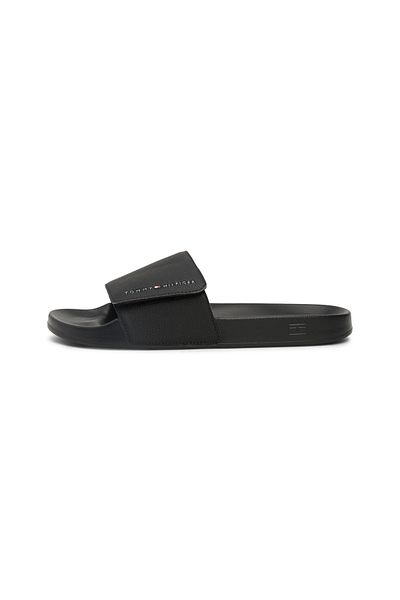 Tommy Hilfiger Men Black Slides