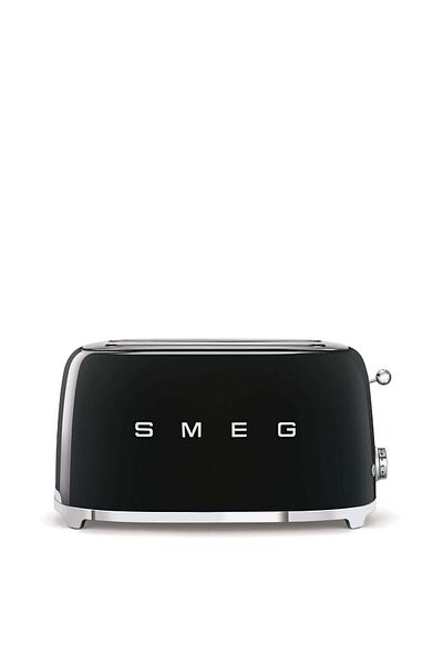 SMEG 2X4 Toaster Black Tsf02Bleu