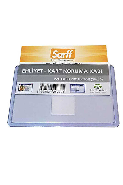 SARFF A-031V Suport vertical din PVC pentru permis de conducere 85X55MM - 100...