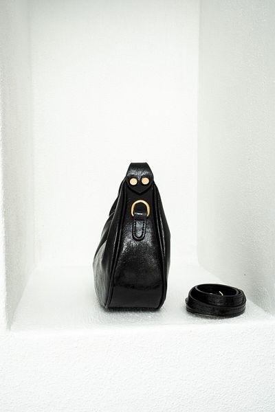 LAMİNTA Geantă de damă Mini Black Crossbody