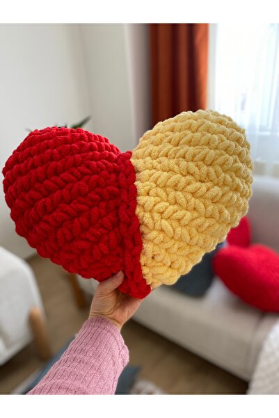 SMYY Puffy Kalpli Taraftar Yastık Sevgiliye Arkadaşa Hediye