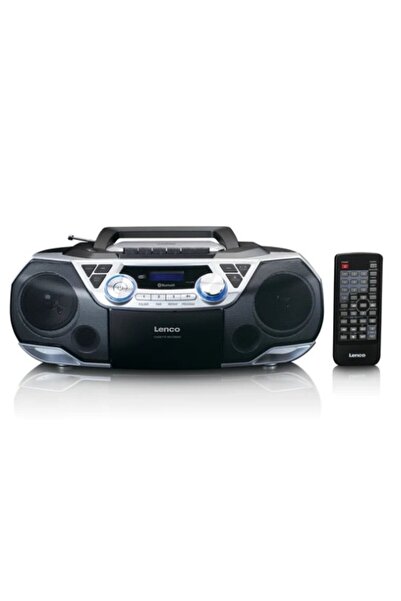 Lenco SCD-720SI - DAB+/FM radyo, Bluetooth®, CD, kaset çalar ve USB oynatıcılı taşınabilir boombox -
