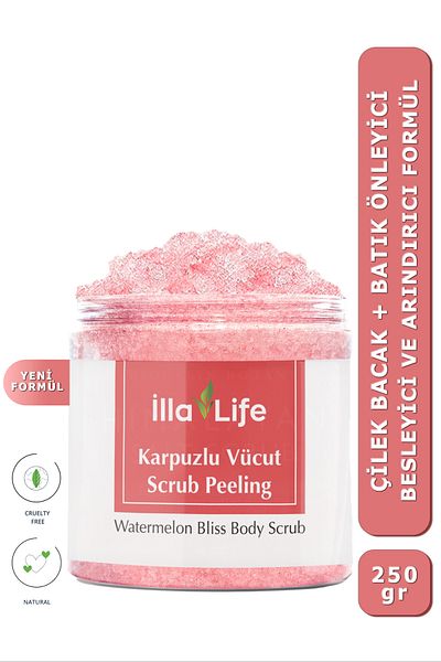 İlla Life Green Tea and Coconut Extract - Watermelon Flavored Peeling Repair, 250 Gr