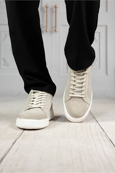 DAXİS Sportwear Company Ανδρικά παπούτσια με κορδόνια από γνήσιο δέρμα - Ανδρικά παπούτσια SUEDE