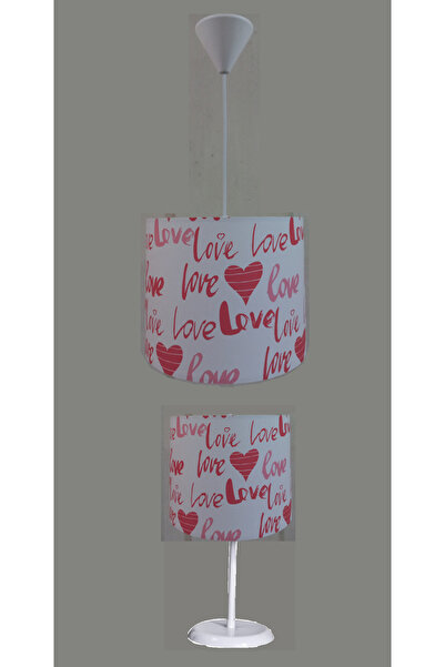 Generic Brand Heart Fabric Covering 2.Pc Set Young and Children's Room Chande...