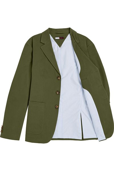 Tommy Hilfiger Men Green Blazers