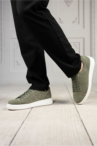 DAXİS Sportwear Company Ανδρικά παπούτσια με κορδόνια από γνήσιο δέρμα - Ανδρικά παπούτσια SUEDE