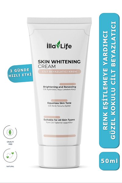 İlla Life Whitening Expert Cream - Fast Effective, Anti-Darkness Skin Whitening