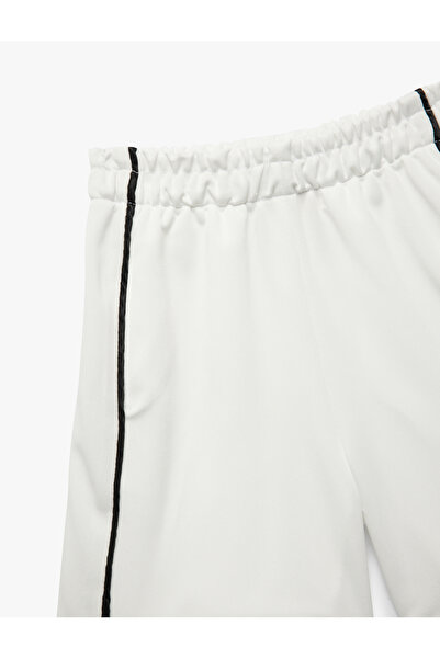 Koton Tie Waist Mini Shorts with Pocket Detail