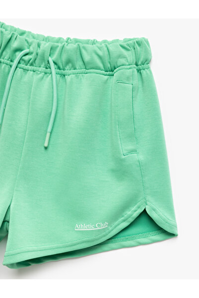 Koton Baskı Detaylı Modal Karışımlı Beli Bağcıklı Basic Şort