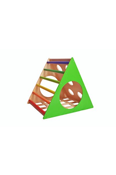 Woodnjoy Ahşap Üçgen Pikler Prizma