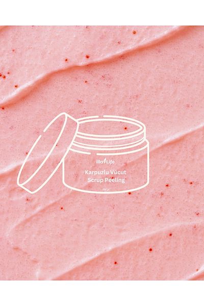 İlla Life Green Tea and Coconut Extract - Watermelon Flavored Peeling Repair, 250 Gr