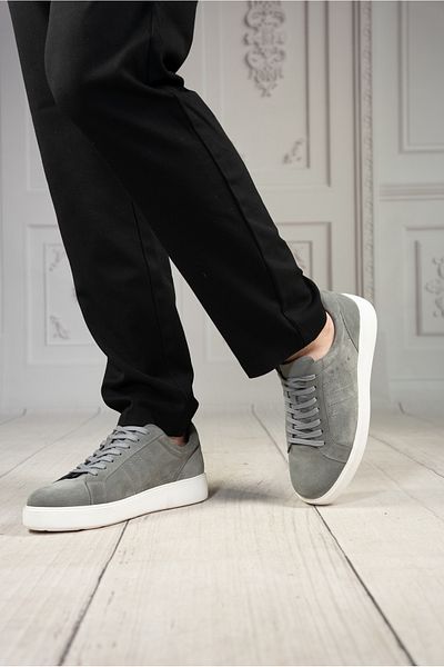 DAXİS Sportwear Company Ανδρικά παπούτσια με κορδόνια από γνήσιο δέρμα - Ανδρικά παπούτσια SUEDE
