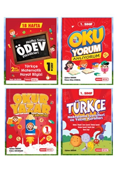 Kırmızı Beyaz Yayınları KIRMIZI BEYAZ YAYINLARI 1.SINIF 2.DÖNEM TEKNO ÖDEV ET...