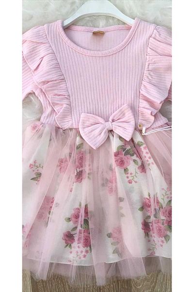 Retro Women Rochie de seara pentru ziua de nastere roz pudrat pentru fete Rochie eleganta printesa
