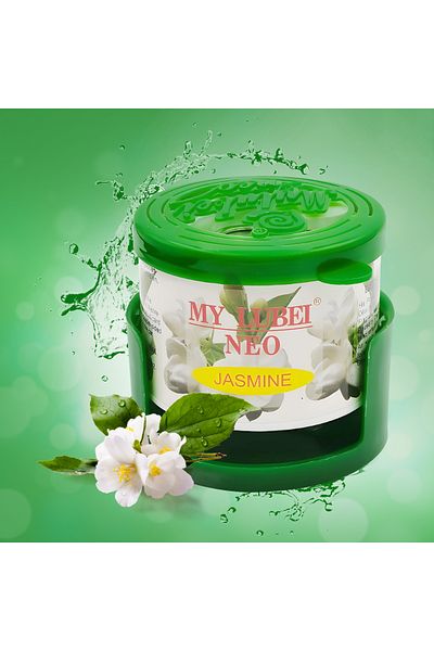 Generic My Lubei Neo Jasmine Air Freshener - Long-Lasting 90g Scent for Car, Home, Office